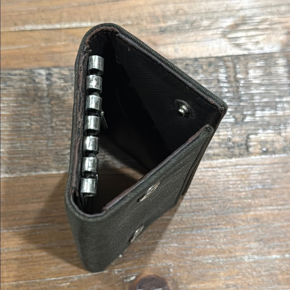 Prada Tri-Fold Key Case (Black) - Picture 10 of 12